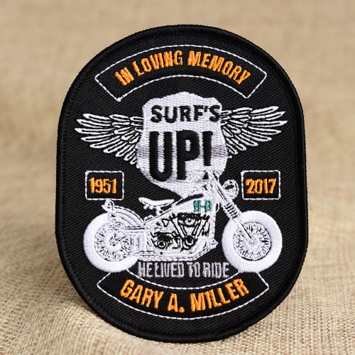 Cool Motorcycle Custom Patches