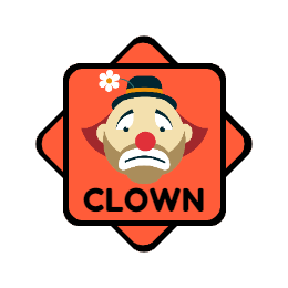 clown custom patch templete 24